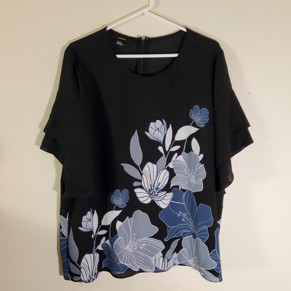 Alfani Floral Women's Top Sz XL